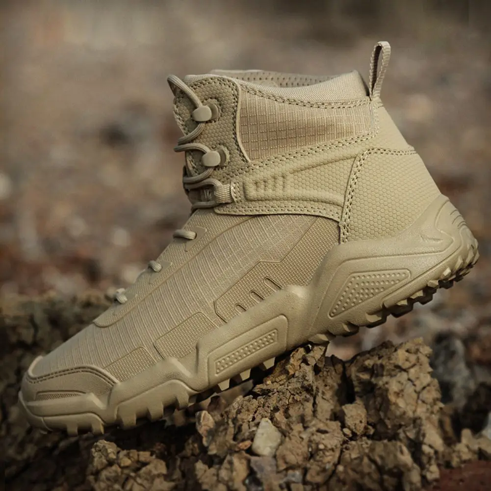 

Low-top Combat Boots Men's Outdoor Military Enthusiasts Field Desert Tactical Boots Military Boots Shock-absorbing Hiking Boots