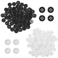 50150pcs round resin sewing buttons scrapbooking solid random mixed color for diy clothes dolls crafts garment accessories