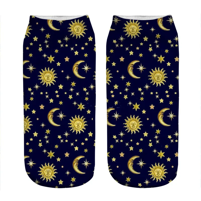 Женские носки кавайные летние с красочным принтом женские в стиле Харадзюку