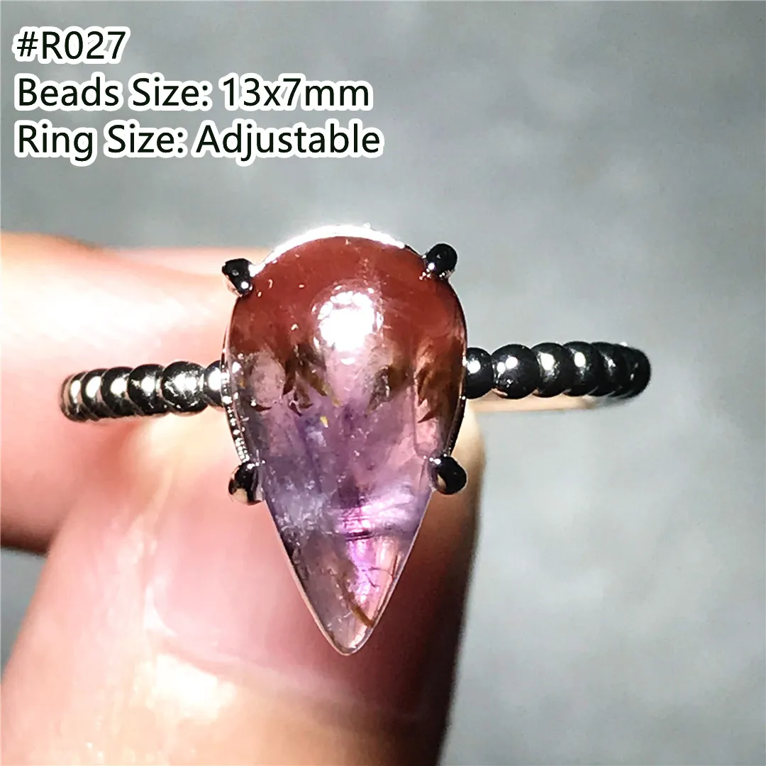 Кольцо из натурального ауралита 23 кварцевое кольцо для женщин и мужчин Cacoxenite