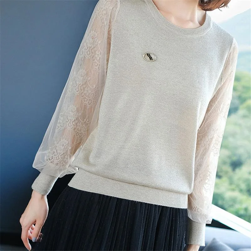 Модный свитер Женский вязаный дешевый облегающий джемпер с длинным рукавом 2021