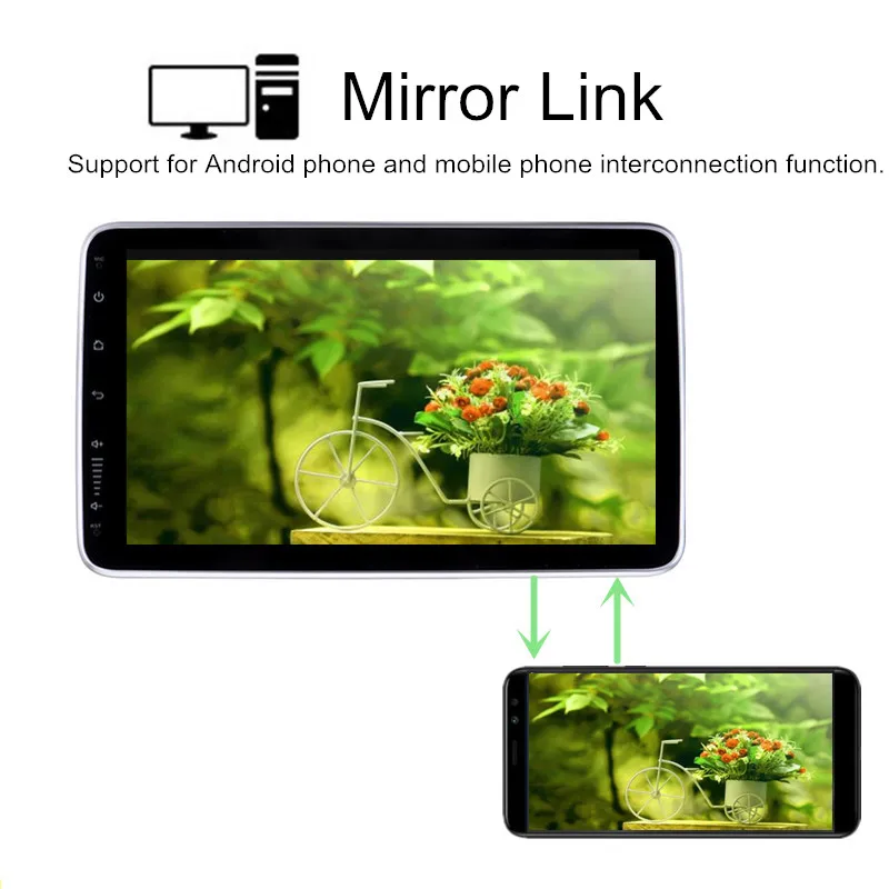 10 1 дюймов Android 8 автомобильный Радио мультимедийный плеер GPS навигация + 16G