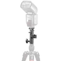 updated version flash bracket light stand flash mount photography camera holder bracket e type for camera