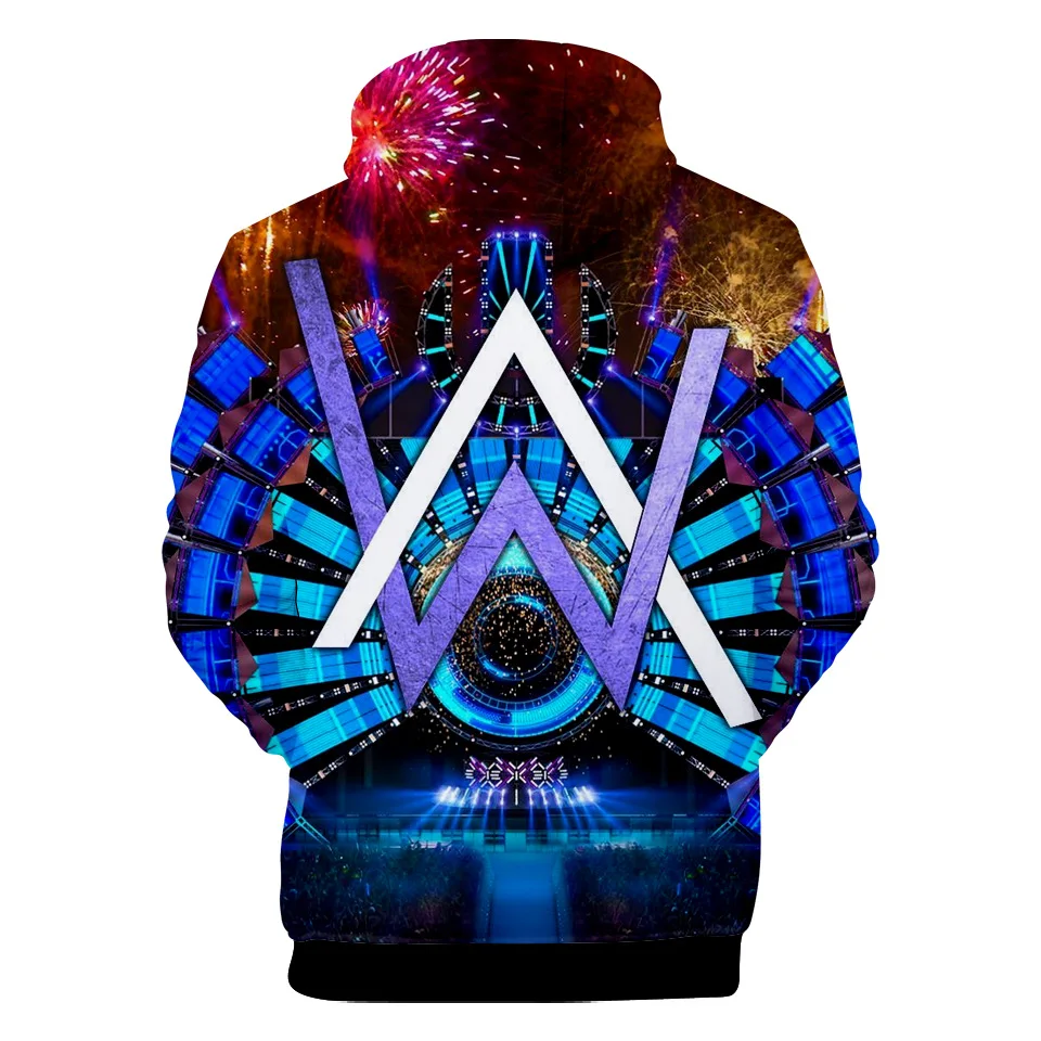 Стиль Alan Walker электронная музыка Tiancai Allen Walker сопутствующие товары осенняя одежда 3D цветная печать Толстовка
