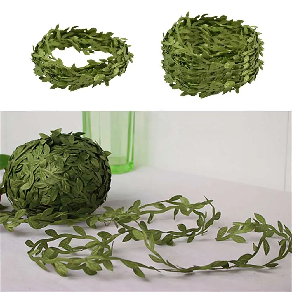 Искусственный плющ гирлянда листва зеленые синие листья искусственные цветы