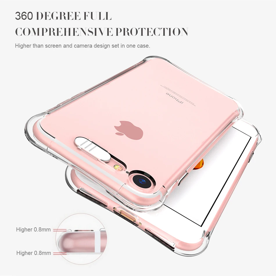 Чехол для iphone SE 2020 11 Pro Max XS XR X 8 7 6 6S Plus 5 мягкий ТПУ чехол со светодиодной подсветкой