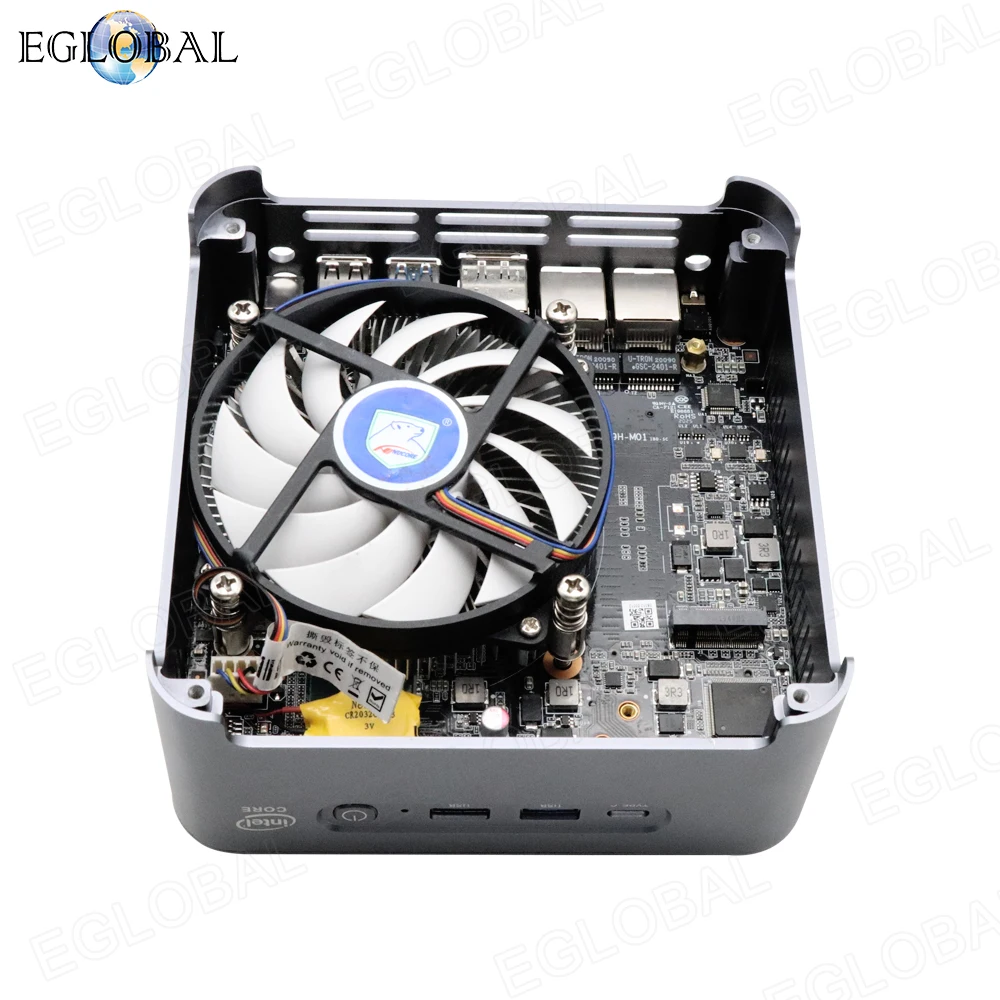 EGLOBAL дешевый мини-ПК Barebone Windows 10 Intel i9 10880H 8 Core 16 потоков 2 * DDR4 M.2 NVME Lan ПК DP HDMI HTPC NUC