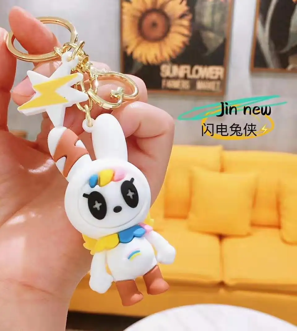 Новинка 2020 брелок для ключей в Корейском стиле милая кукла подвеска сумки