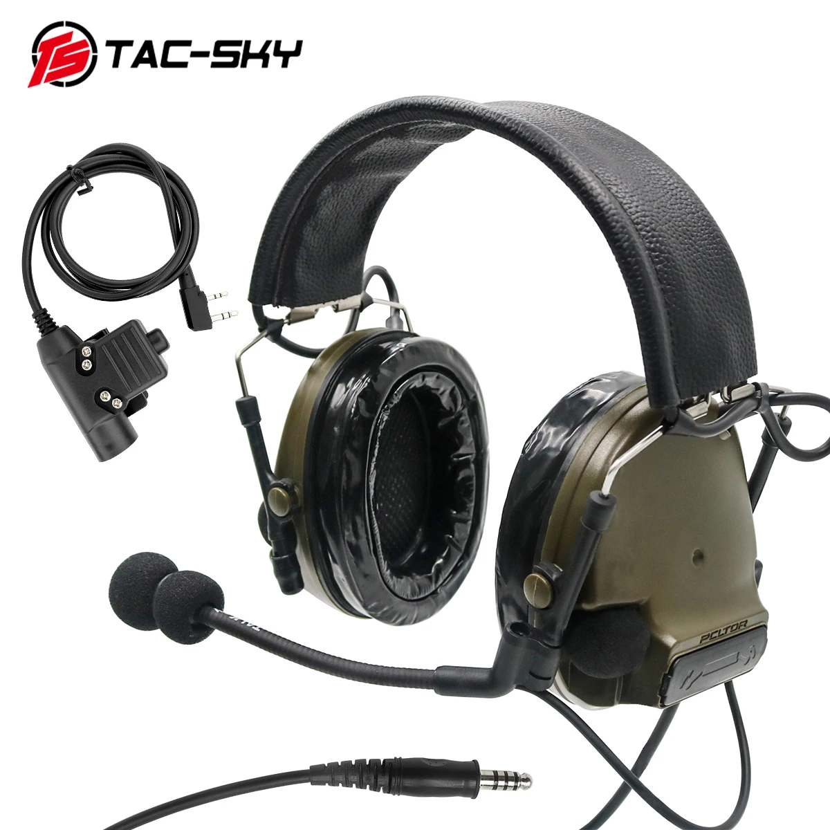COMTAC III TAC-SKYcomtac iii силиконовые наушники электронные шумоподавления звукосниматель Военная Тактическая Переговорная стрельба headsetFG