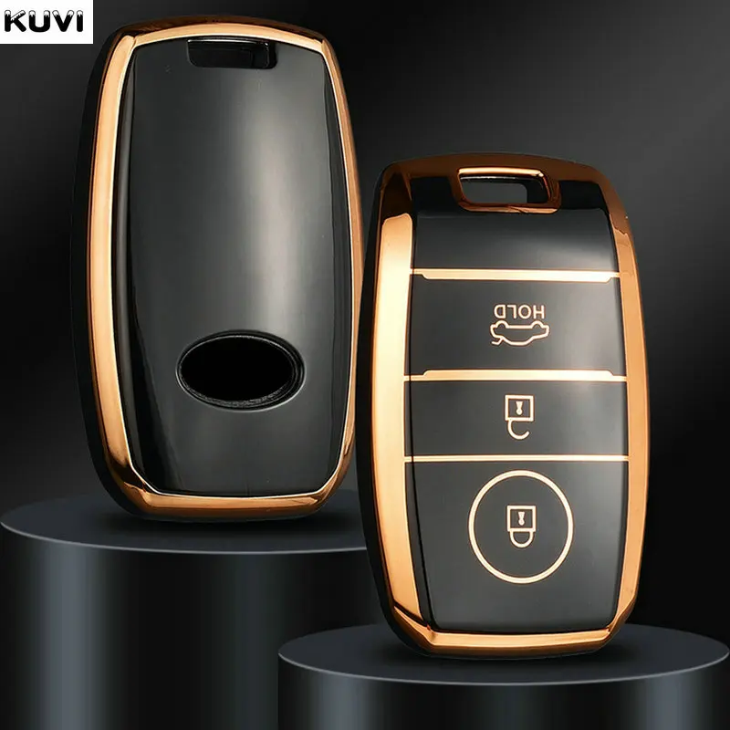 Новинка ТПУ чехол для автомобильного ключа с дистанционным управлением KIA Rio RIO5 K2