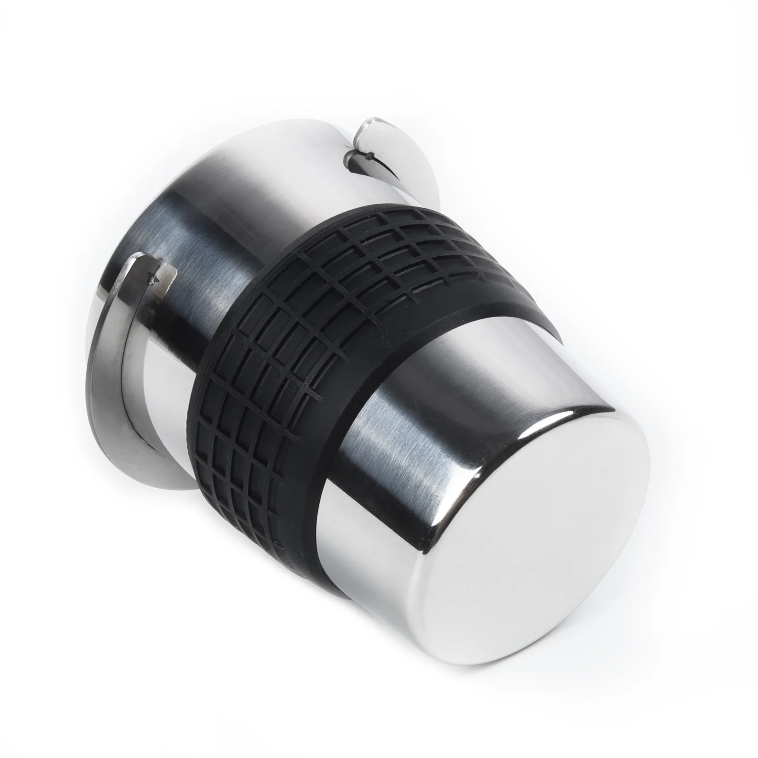 Кружка-дозатор кофейного порошка EK43 из нержавеющей стали серебристого цвета 1 шт.