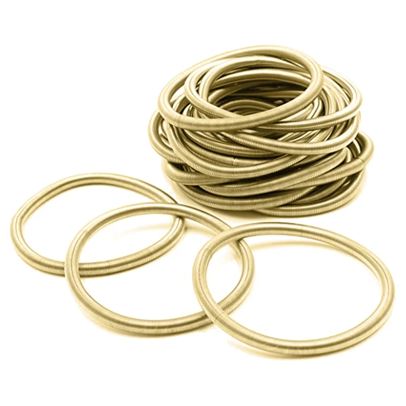 

10 Pieces Metal Elastic Bracelet Non-Slip Bracelet Craft Carbon Steel Wire Bracelet Link Chain Bracelet with Screw Head