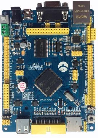 Макетная плата STM32F407ZGT6 одночиповая микрокомпьютерная промышленного управления