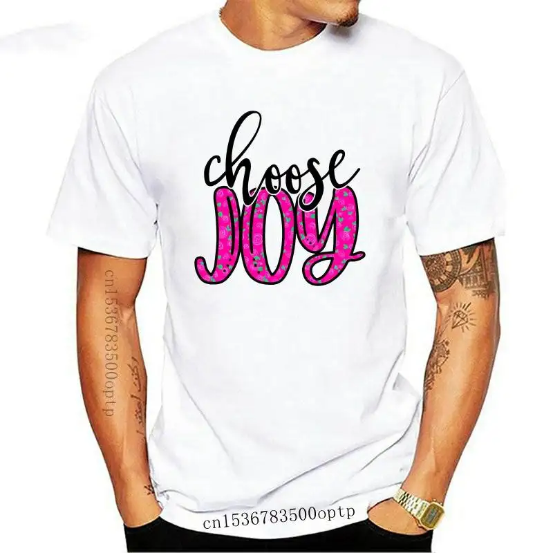 

Choose joy floral Print Women tshirt Cotton Casual Funny t shirt Gift For Lady Yong Girl Top Tee Drop Ship PM-9