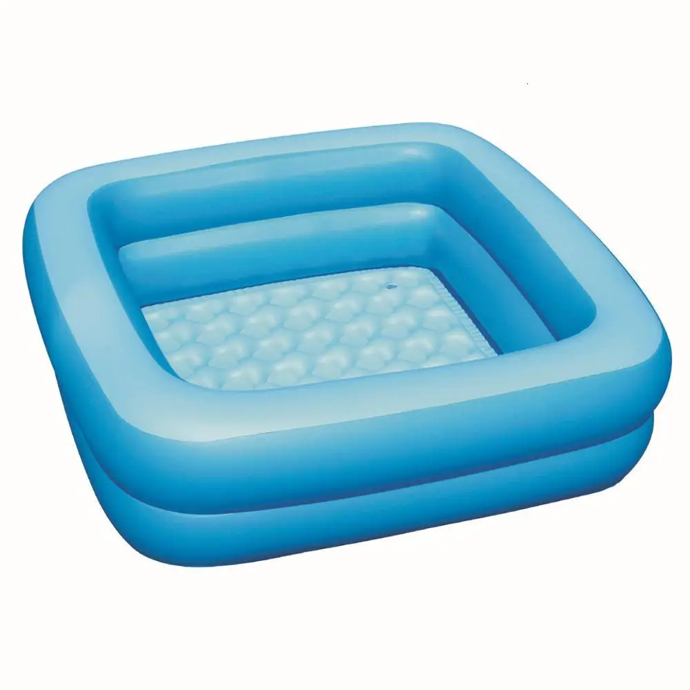 51116 Bestway 86x86x25 см двойное кольцо детская ванночка wz мягкий пол 3" x 34" x 1" Бассейн Белый Надувная Детская Ванночка бассейн для 0-3 лет