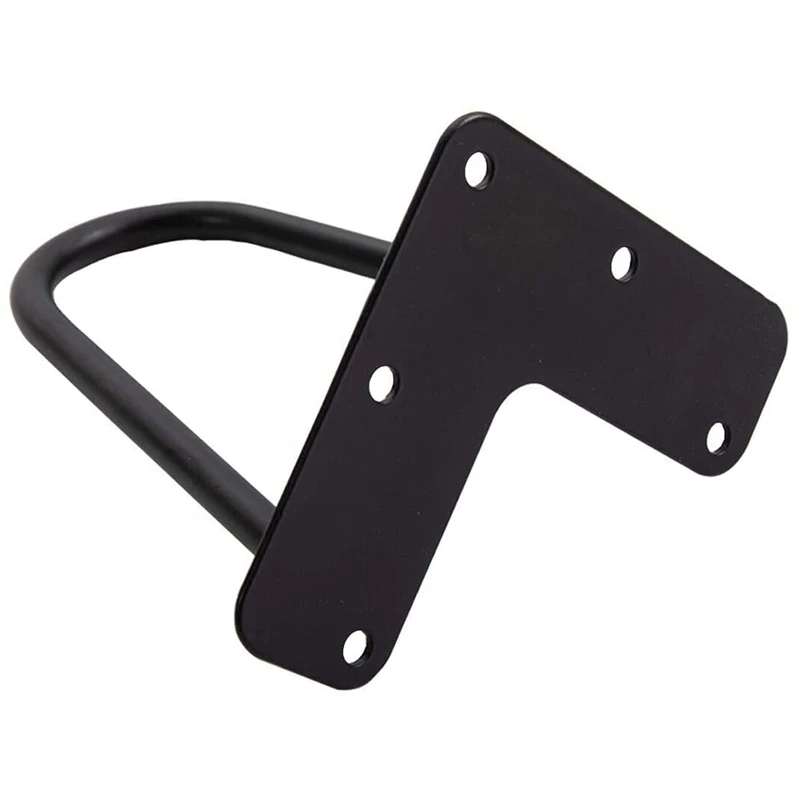 

6 Inch Satin Black Hairpin Coffee Table Legs(Set of 4) with Multi-Purpose Feather Loc Board Set