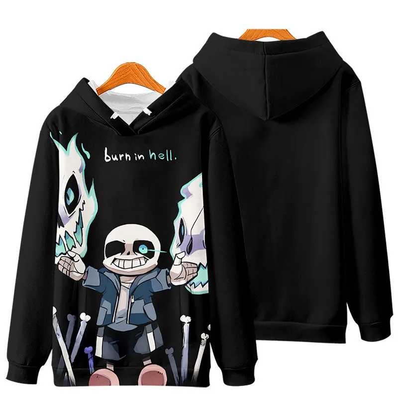 

Game Undertale Sans cosplay costumes 3D printed hoodies pullover sweatshirt harajuku hooded jacket coat streetwear tops