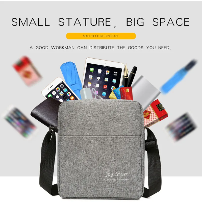 

Fashion Men Shoulder Bags Waterproof Casual Outdoor Single-shoulder Crossbody Bag Mobile Phone Handbag Travel Messenger Bag