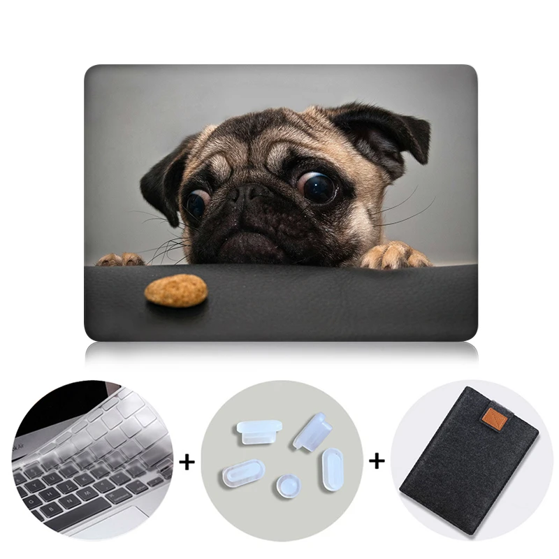 MB03 Чехол для ноутбука MTT, чехол для Macbook Air 11 13,3 Pro 13 15 retina, чехол с милой собакой для Apple Mac, чехол для книги, 12 дюймов, сумка для ноутбука - Цвет: MB03