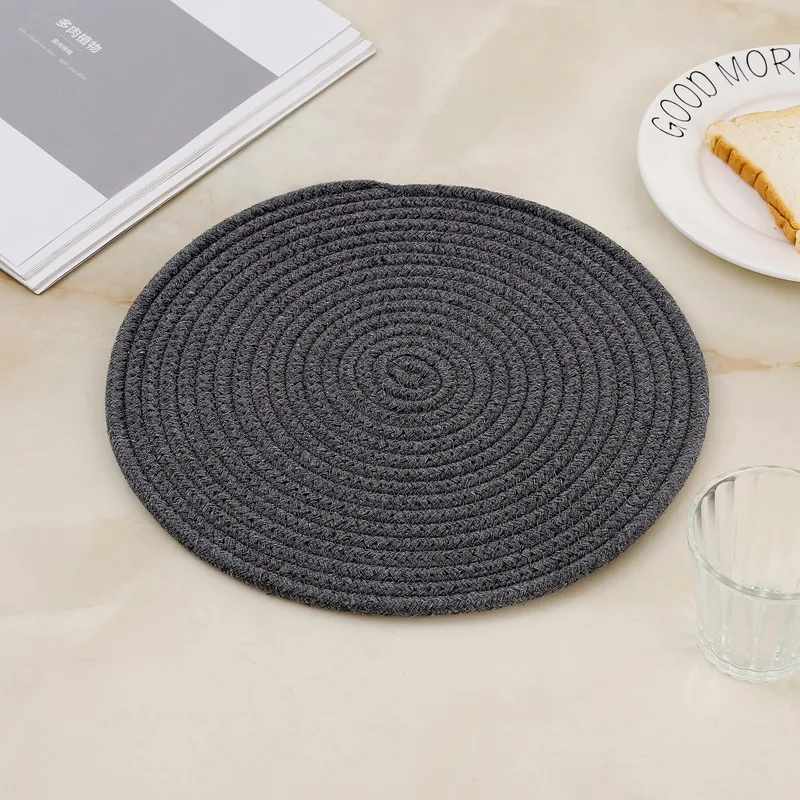 

5pcs/lot Drink Coaster Table Placemats For Table Mat Heat Insulation Pad Non-Slip Tableware Bowl Pads Dining Table Mats