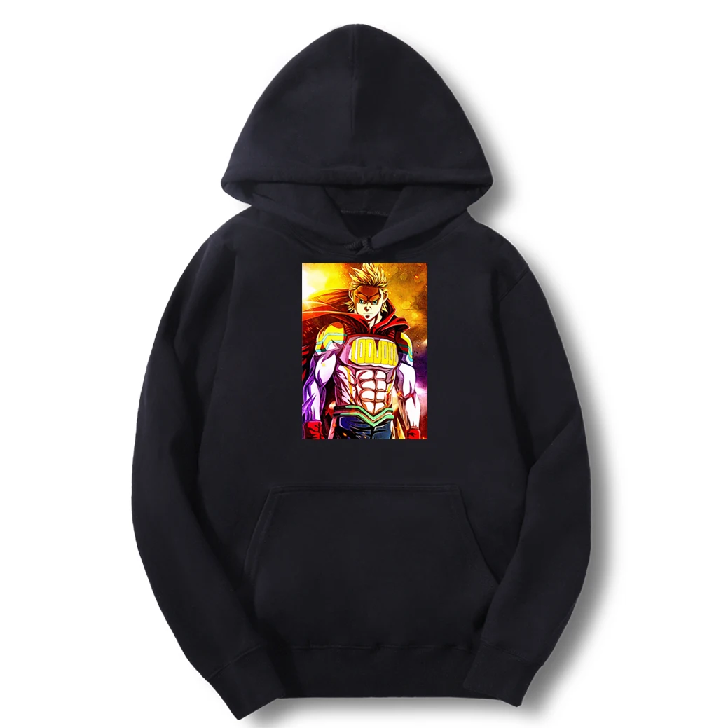 

2021 Autumn Winter My Hero Academia Million All Might Harajuku Anime Mens Fashion Thick Hoodies Sweatshirts Breathable Clothes