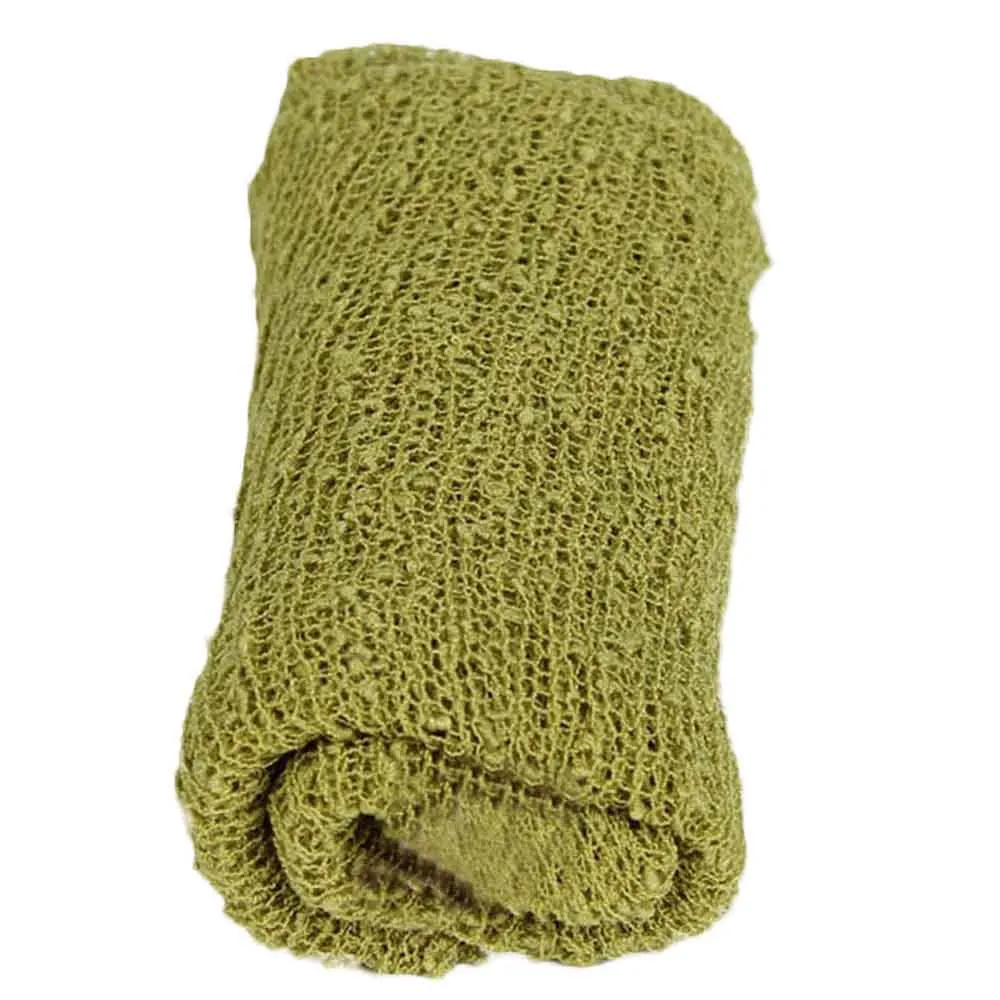 

Del bambino di Colore Puro Rayon Avvolge Coperta Neonato Bambini Stretch Knit Wrap Infant Bambini Puntelli Foto Del Bambino Pi