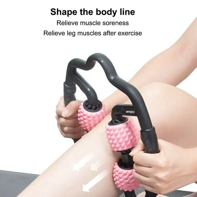 4 точечный Фитнес мяч Подушечка Для руки и ноги роликовая Массажная палка для