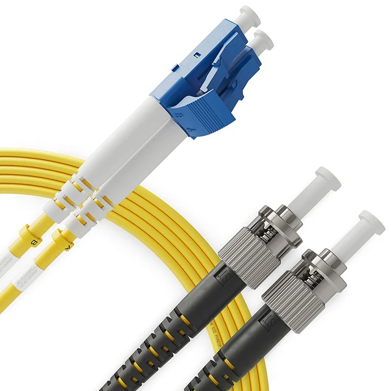 

LC to LC Fiber Patch Cable Single Mode Duplex-2M (6.56Ft)-9/125Um OS1 LSZH (5 Pack)- PureOptics Cable Series