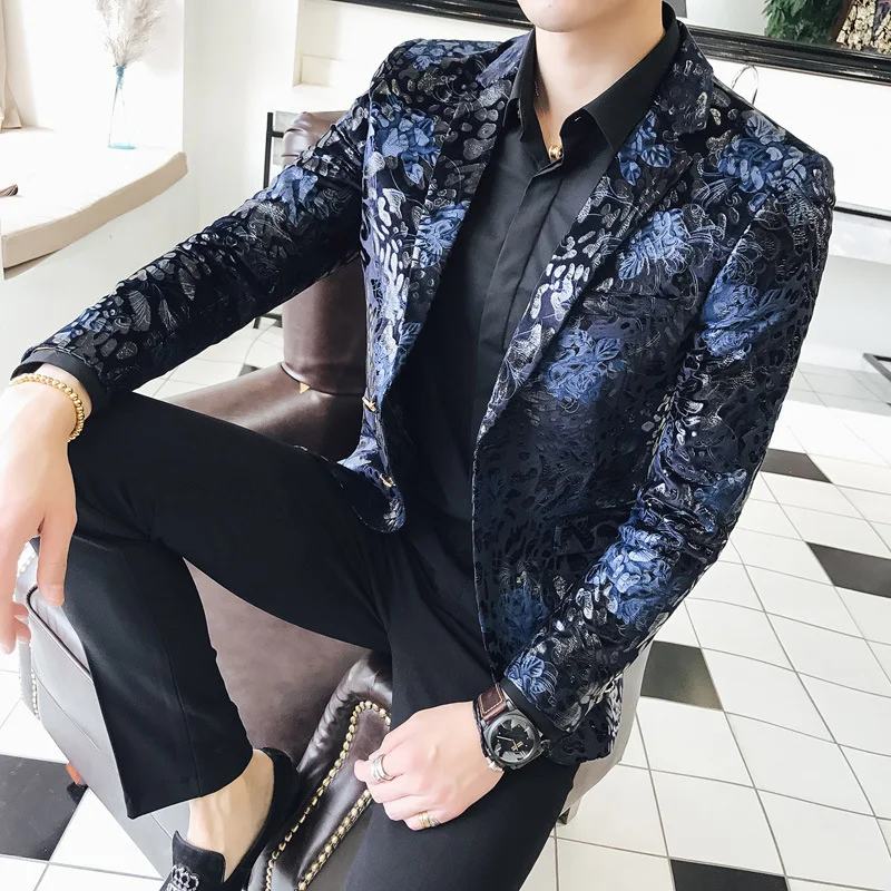 Мужской деловой Блейзер высокого качества повседневный блейзер для свадебной