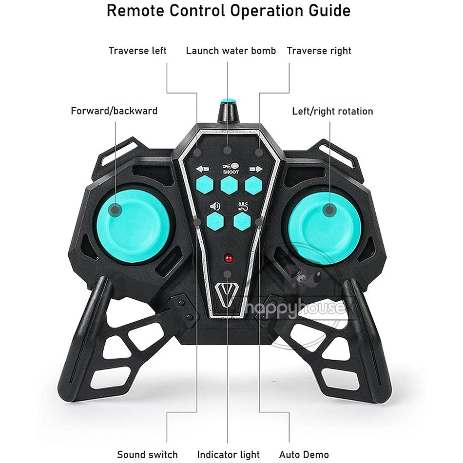 Жест индукции RCTank RC автомобиль 4WD Запуск Водяная бомба бак дистанционное
