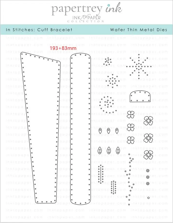 Новый металлический режущий штамп манжета браслет карта трафарет для