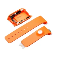 back housing cover silicone watchband strap for samsung gear sm v700 watch accessories back cover case wristband bracelet