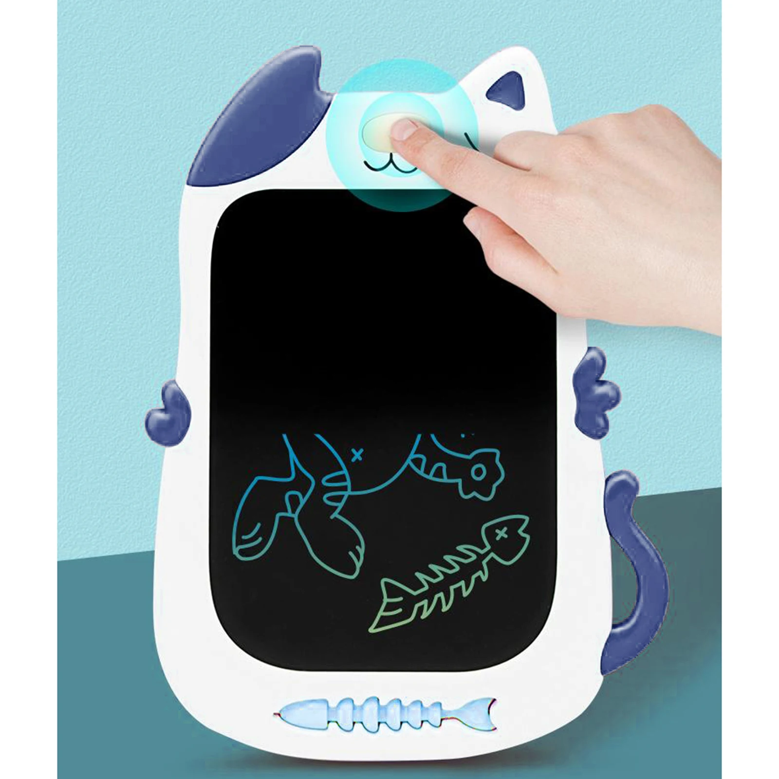 

Cute Reusable 8.5inch Colorful Writing Tablet Digital Doodle Pads Drawing Message Graphics Kids with Pen Lock Function
