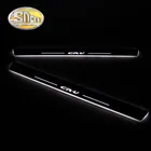 Автомобильный Стикеры акриловые перемещение СВЕТОДИОДНЫЙ Добро пожаловать педаль автомобиль накладка педаль порога путь светильник для Honda CR-V таможенный приходной ордер 2015 - 2021