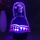 Светодиодная лампа с имитацией Токио, декоративный светильник для детской спальни, подарок на день рождения, настосветильник ПА с объемным рисунком Токийского рептицита