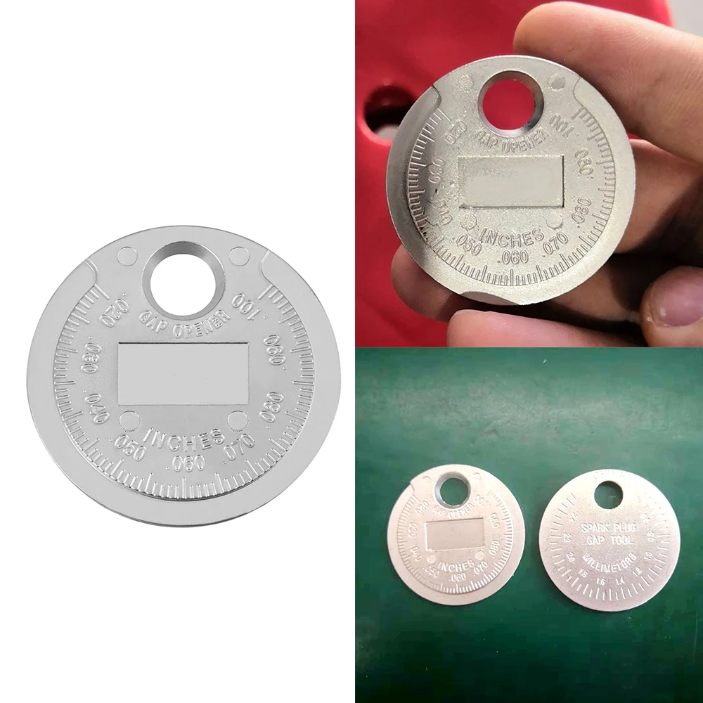 Измерительный инструмент для автомобильной свечи зажигания монетного типа