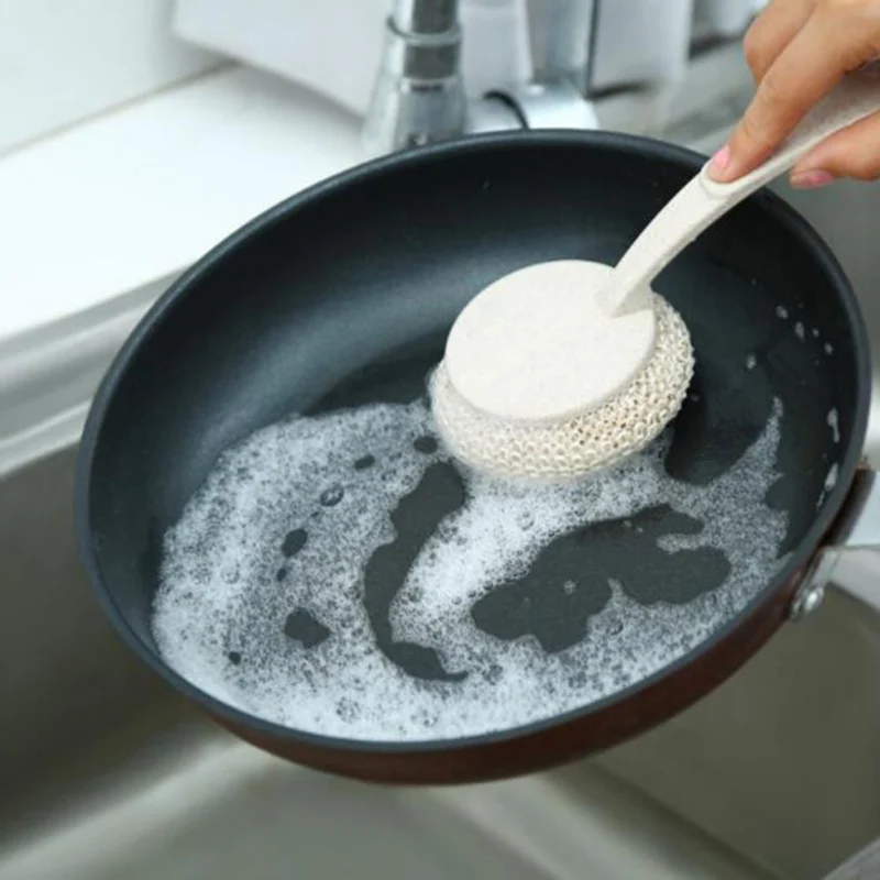 Щетка для мытья кухни nanometer с 3 сменными шариками бытовые щетки посуды ручкой | Дом