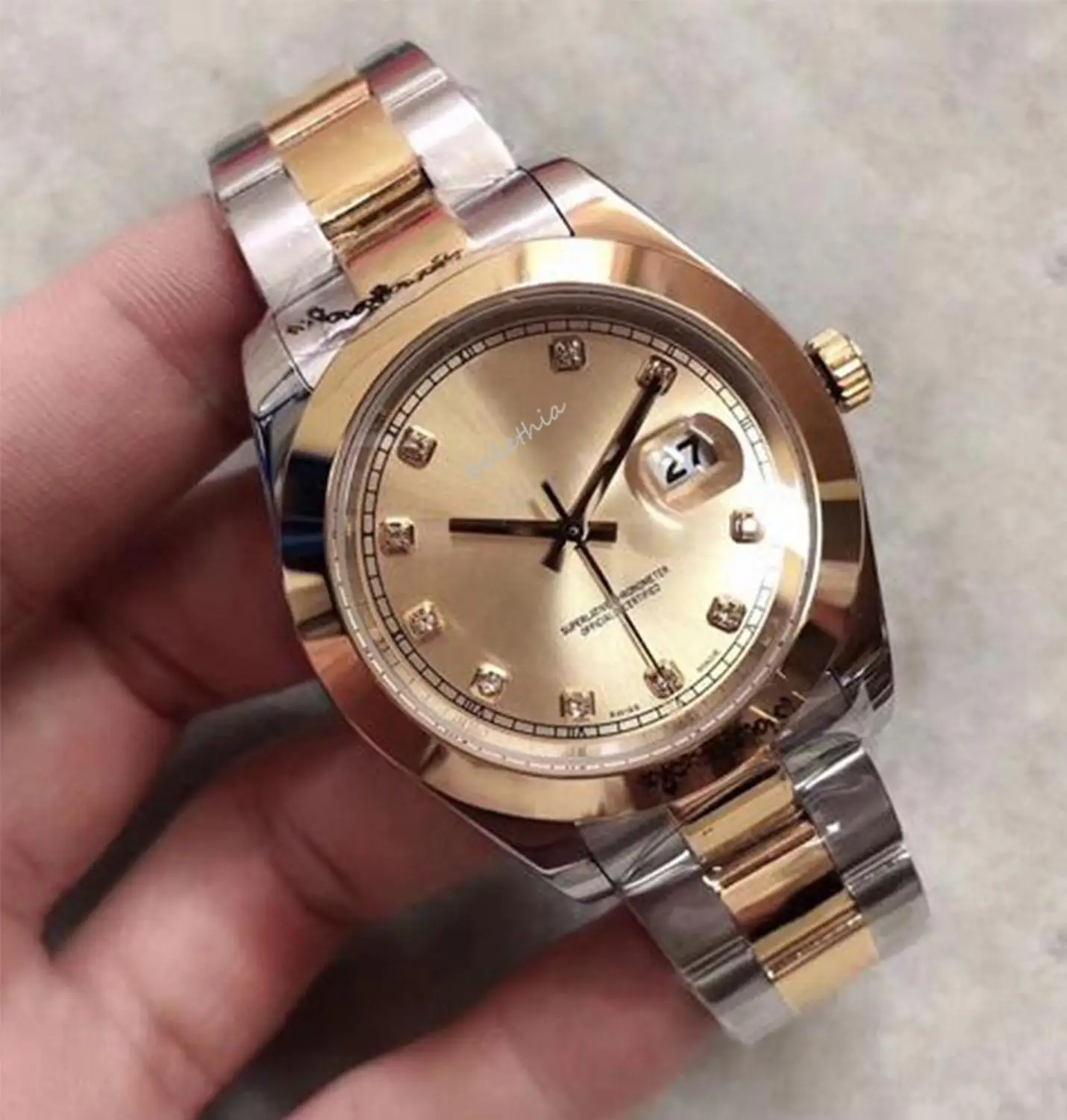 

New watch 41mm 126333 126334 116233 automatic watch diamond watch 316 stainless steel 2813 Movement Men's Watch