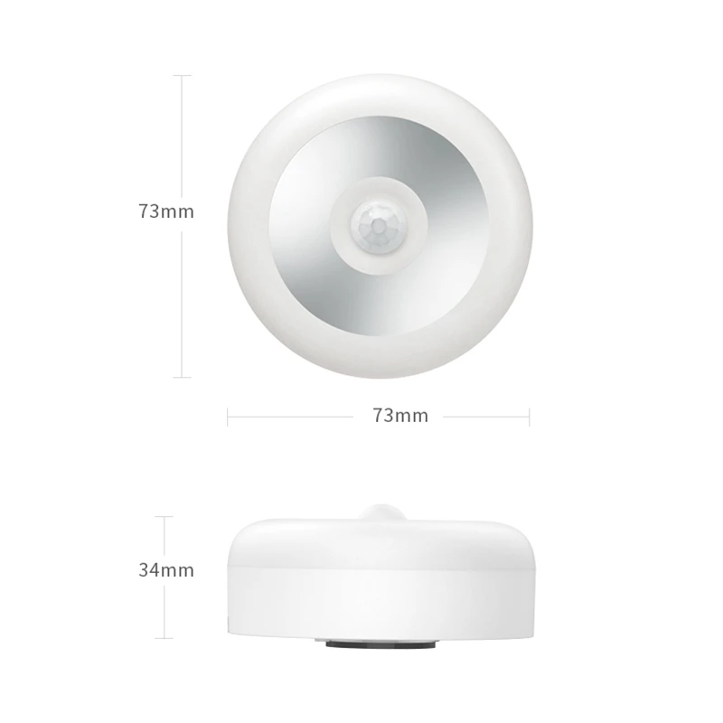 

Led Induction Night Light Lamp Smart Control Smart Human Body Sensor for Bedroom Stairs Toilet 4 Pcs