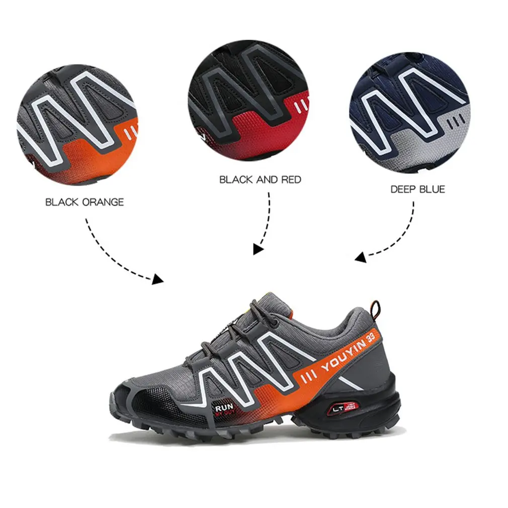 

Men Hiking Shoes Male Outdoor Trekking Shoes Breathable Running Shoes Wear Resistant Sports Shoes Travelling Shoes