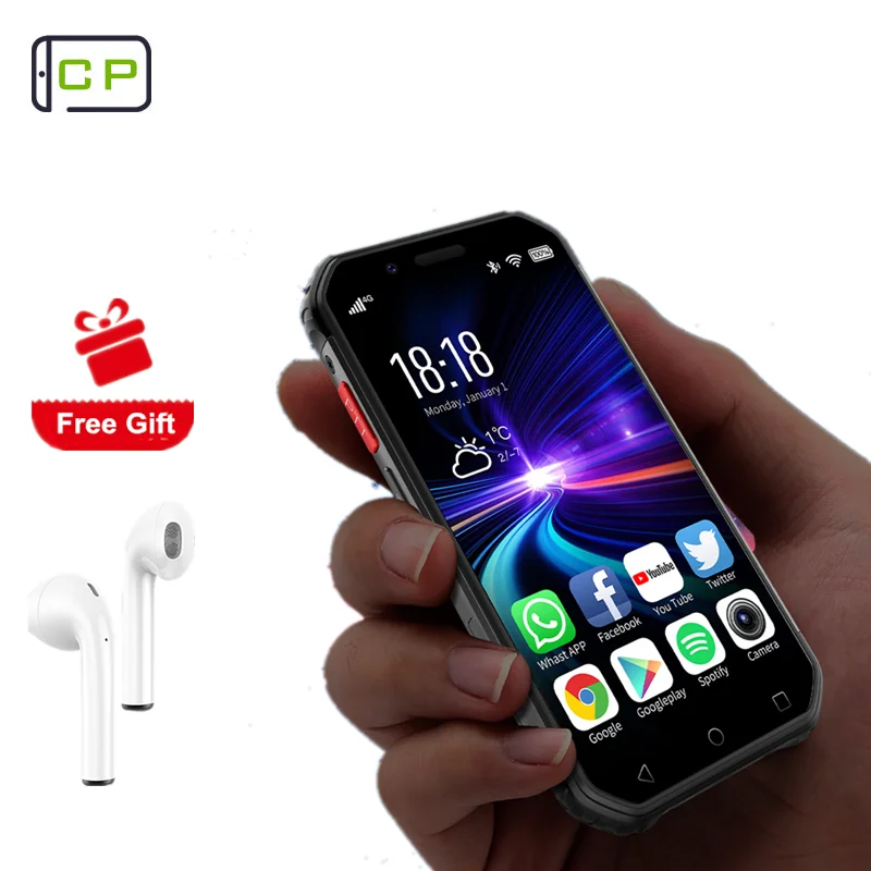 Карманный смартфон 2 Sim-карты четыре ядра распознавание лица NFC рация