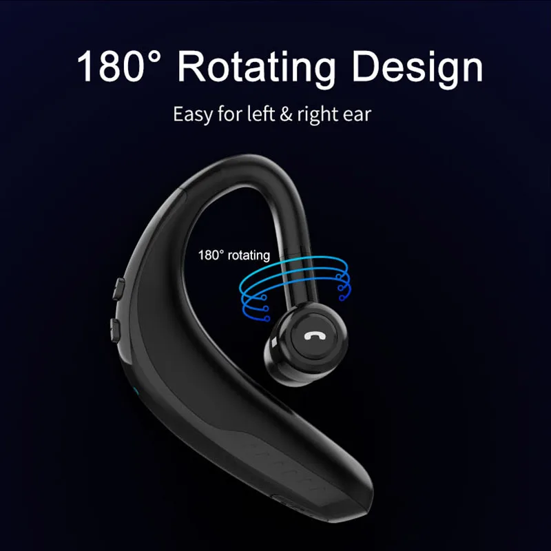 IPUDIS беспроводные наушники-вкладыши с ушным крючком Bluetooth-наушники 170 мАч одной