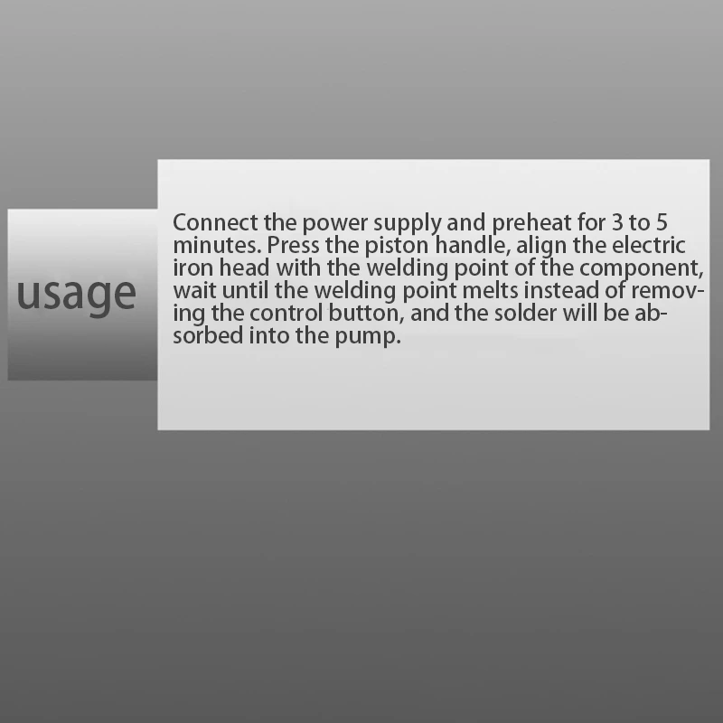 

2In1 Soldering Iron PCB Solder Sucker Desoldering Vacuum Pump Welding Tool