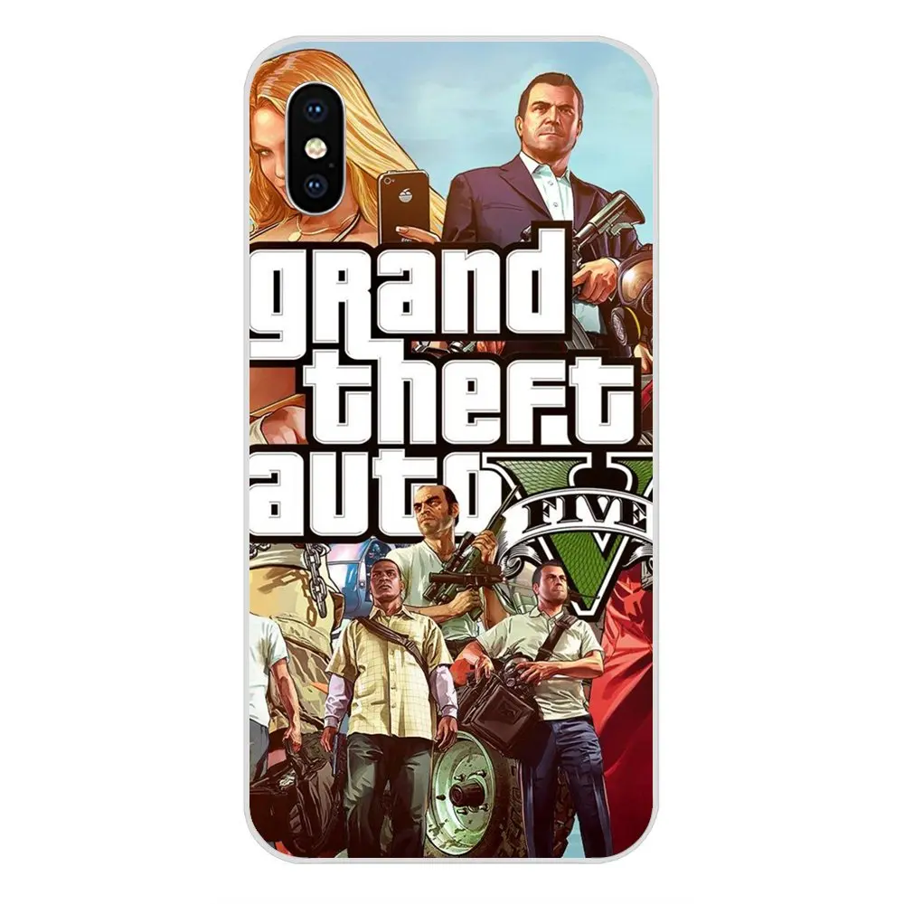 Цветные мягкие чехлы Grand Theft Auto Gta V для Galaxy Alpha Note 10 Pro A10 A20 A20E A30 A40 A50 A60 A70 A80 A90 M10 M20 M30