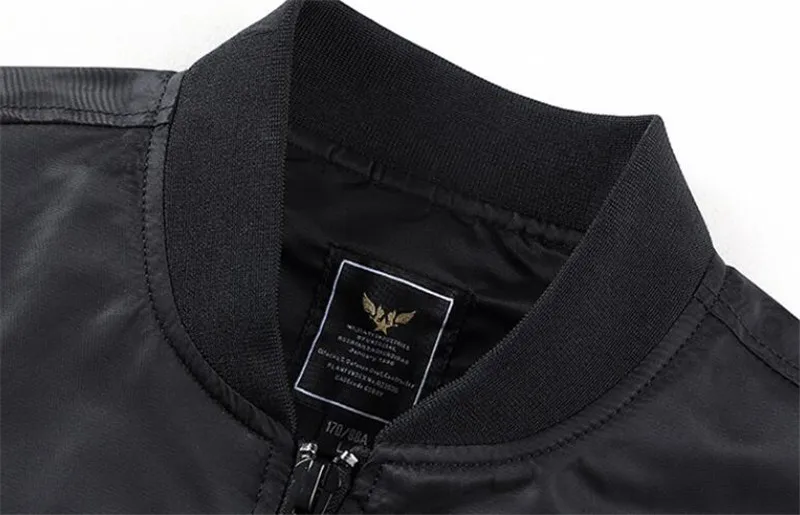 

MORUANCLE Men's Fashion Embroidered Flight Bomber Jackets Air Force 1 Pilot Outerwear With Tiger Embroidery Baseball Jacket