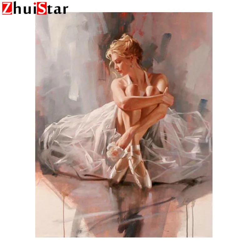 5D DIY Алмазная картина вышивка крестиком балетные наклейки с изображением