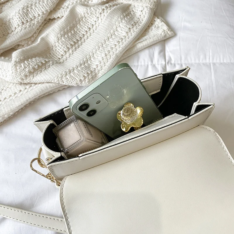 

Small Flap Half Moon Bags for Women Quality Pu Leather Shoulder Bag Luxury Messenger Bag Female Brand Round Shape Crossbody Bag