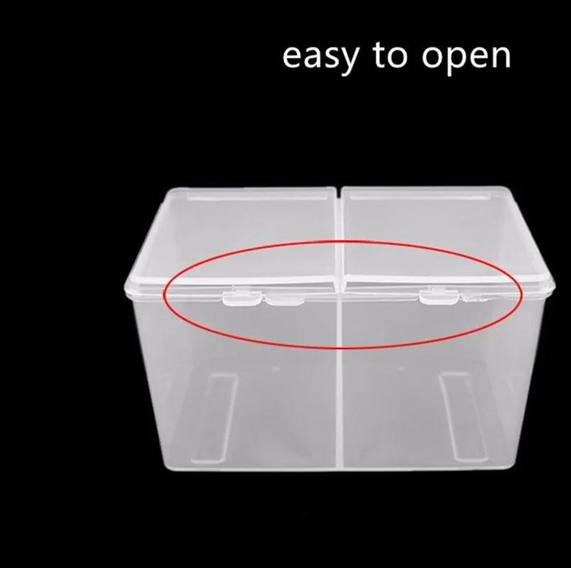 /Ватные палочки для макияжа/держатель хранения двухслойная коробка прозрачный