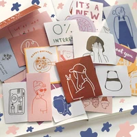 60sheetsset cartoon stationery stickers release paper stickers scrapbooking accessories school supplies diary diy photos albums