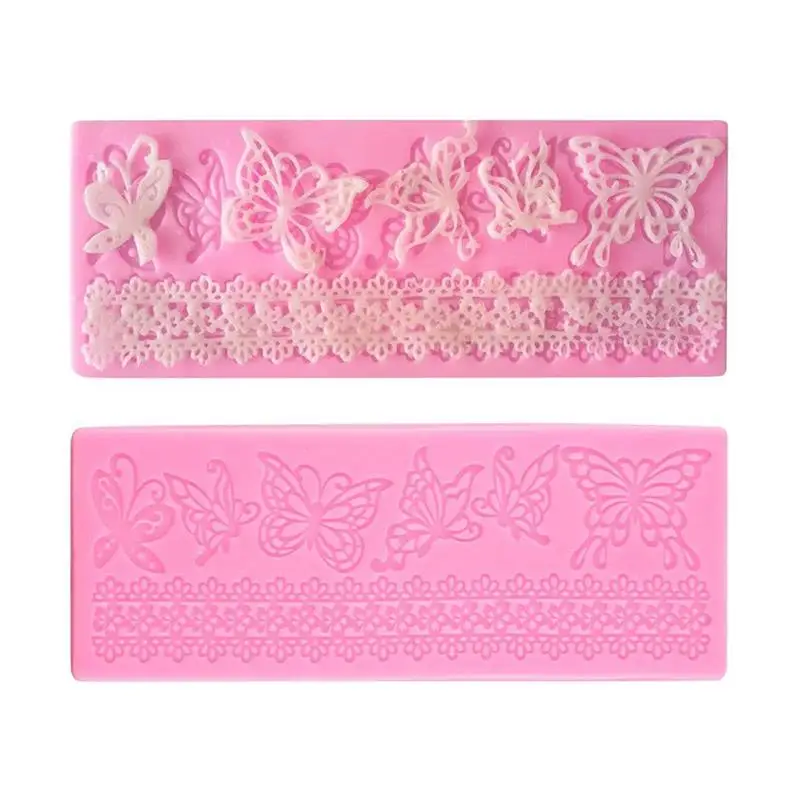 Инструмент для украшения торта 3D форма пустотелая цветочного кружева пищевой